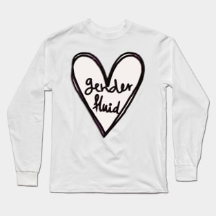 Gender Fluid Heart Long Sleeve T-Shirt